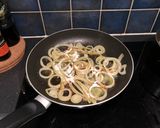 A picture of step 3 of Lentils, Rice and Fried Onions (Mujadarrah).