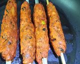 A picture of step 2 of Pan roasted Chicken Malai Kabab.