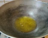 A picture of step 4 of Moong Dal Halwa.