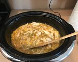 A picture of step 7 of Crockpot Chicken and Dumplings.