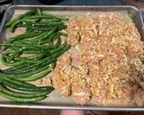 A picture of step 3 of Onion crunch chicken.