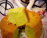 Hình bước làm 5 của món Pandan Chiffon Cake (Bánh chiffon lá dứa)