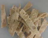 A picture of step 1 of Left over roti stir fry.