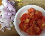 A picture of step 5 of Kadai Paneer.