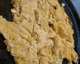 A picture of step 1 of Chinese Rice.