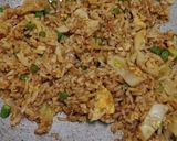 Gambar langkah 5 resipi Nasi Goreng Ikan Masin.