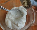 A picture of step 3 of Marinated Tomatoes with Greek Yogurt Sauce.