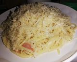 Carbonara gyorsan virslivel recept fázis 4 fotója