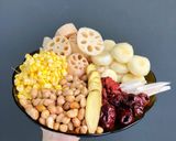 Hình bước làm 1 của món Gà Hầm Bát Bửu dùng Nồi Ủ