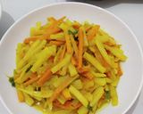 Foto langkah ke 7 dari resep Acar Bumbu Kuning Wortel dan Lobak.