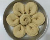 عکس مرحله 8 از دستور نان پوآچا به شکل گل 👌😍