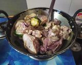 A picture of step 2 of Bachelor's Chicken Curry.