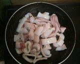 Foto langkah ke 3 dari resep Cumi Saus Tiram.