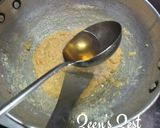 A picture of step 2 of Sattu Mysore Pak.