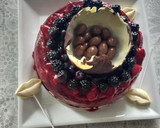 Foto del paso 6 de la receta: Pastel de queso con coulis de frutos rojos y mona