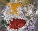 A picture of step 3 of Spicy Bajara Onion Pakoda.