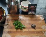 A picture of step 2 of Black pepper masala. egg 🥚 omlate.