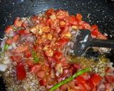 A picture of step 3 of Spicy misal Pav.