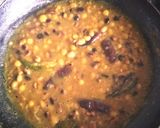 A picture of step 2 of Tamarind rice /pulihora.