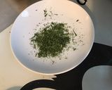 Une image de l'étape 9 de Radis roses à la ricotta,basilic et ail triquetre séché.