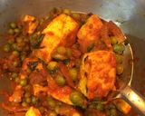 A picture of step 11 of Matar Paneer.