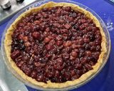 Une image de l'étape 9 de Tarte aux cerises, miel et pistaches.