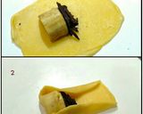 Foto langkah ke 4 dari resep Bolen pisang coklat.