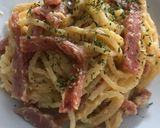 Foto langkah ke 2 dari resep Spaghetti Carbonara Simple.