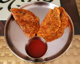 A picture of step 7 of Soybean chunks dosa.