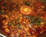 A picture of step 3 of Aloo Kardi Sukha.