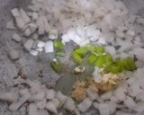 A picture of step 3 of Yellow peas curry or Manipuri style Mangal Ooti.
