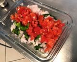 Une image de l'étape 5 de Piments verts doux aux tomates et oignon de roscoff.