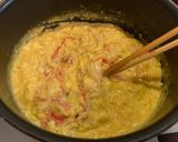 Foto langkah ke 3 dari resep Brokoli Siram Telur Kepiting tanpa minyak.