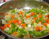 Foto del paso 2 de la receta: Risotto de verduras al roquefort
