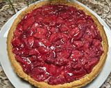 Foto del paso 5 de la receta: Tarta Con Crema Pastelera Y Compota De Frutillas ❤️🍓 Mamá 🍓❤️
