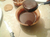 Alfajores de chocolate