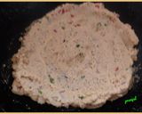 A picture of step 5 of Rice Chilla.