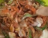 A picture of step 3 of Gongura Chicken.