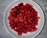 Foto del passaggio 1 della ricetta Riso nero alle ciliegie🍒