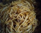 Foto langkah ke 3 dari resep Spaghetti Brulee/Spaghetti Panggang.