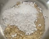 A picture of step 2 of Badam Puri.
