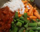 A picture of step 2 of Sykes Soup.