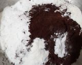 A picture of step 2 of Dalgona coffee Cake 🍰🍰🍰.