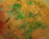 A picture of step 5 of Dal pakwan.