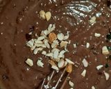 A picture of step 4 of Eggless chocolate cake.