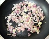 A picture of step 1 of Eggs Kejriwal.