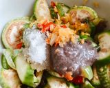 Hình bước làm 2 của món Cà Pháo Xanh Muối Xổi Mắm Tôm
