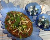 A picture of step 6 of Qeema Fry.
