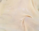 A picture of step 17 of Fateera with hotdog filling.