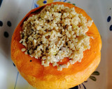 Foto del paso 11 de la receta: Calabaza rellena de quinoa y champiñones